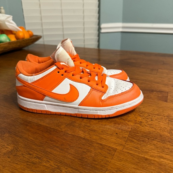 Nike Dunk Low Retro SP "Syracuse" orange white sneaker Skateboard SB size 6.5 - Picture 5 of 12